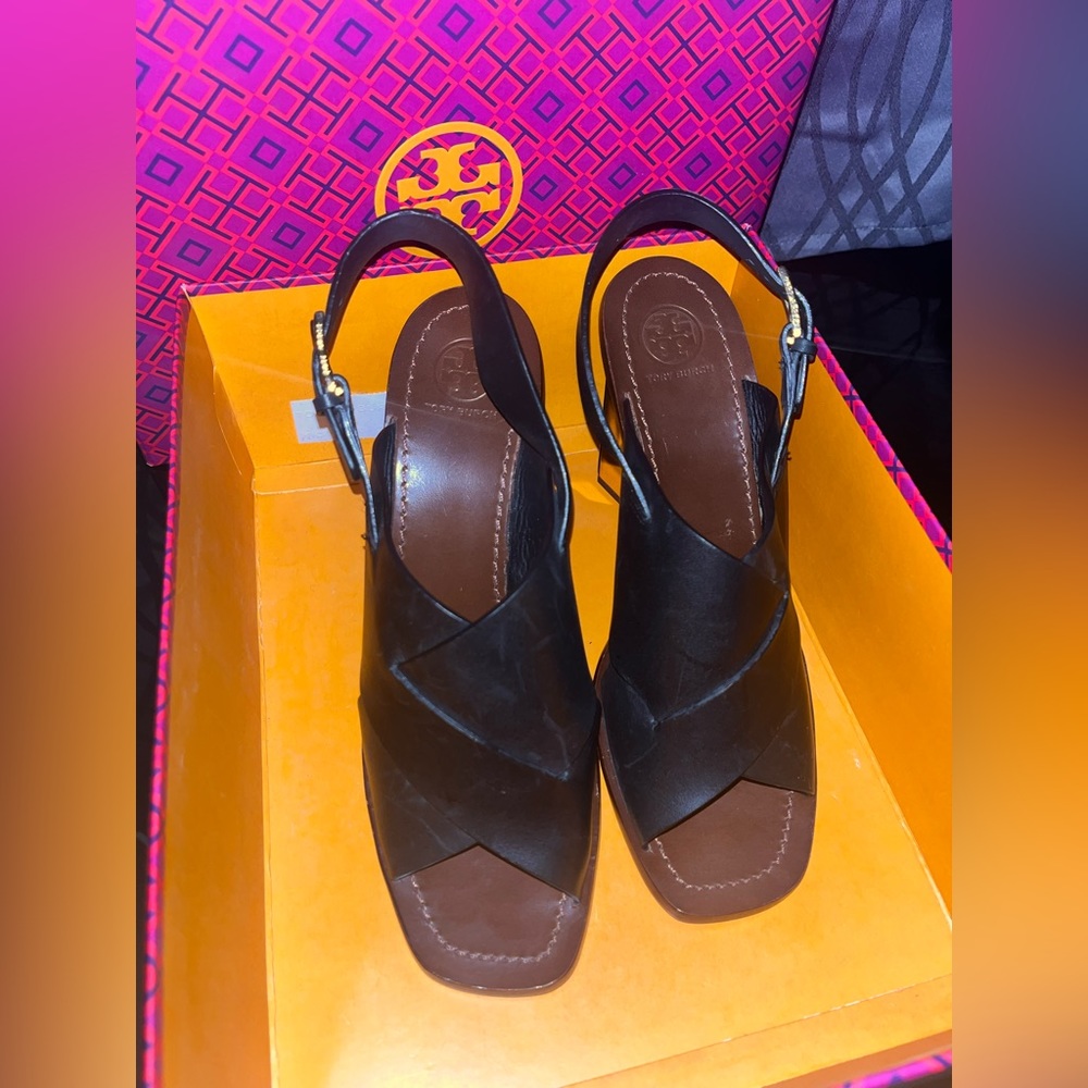Tory Burch Bleecker Slingback 95mm Sandal VEG Nappa